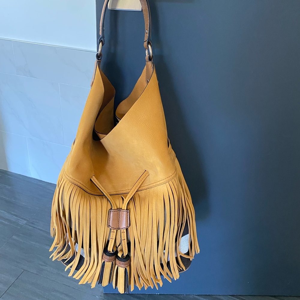 Authentic Burberry Fringe bag, excellent condition